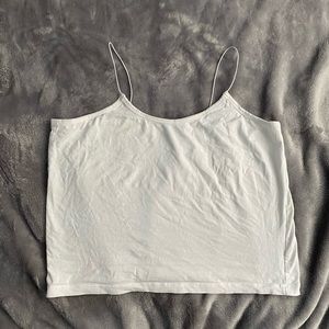 Spaghetti strap cropped tank top